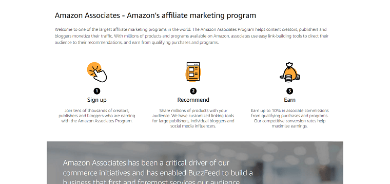 Amazon associates - Amazon affliate marketing program - DSers