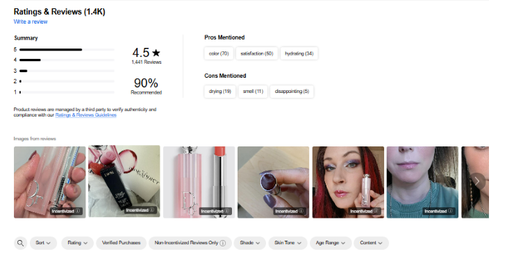 Customer review - DSers
